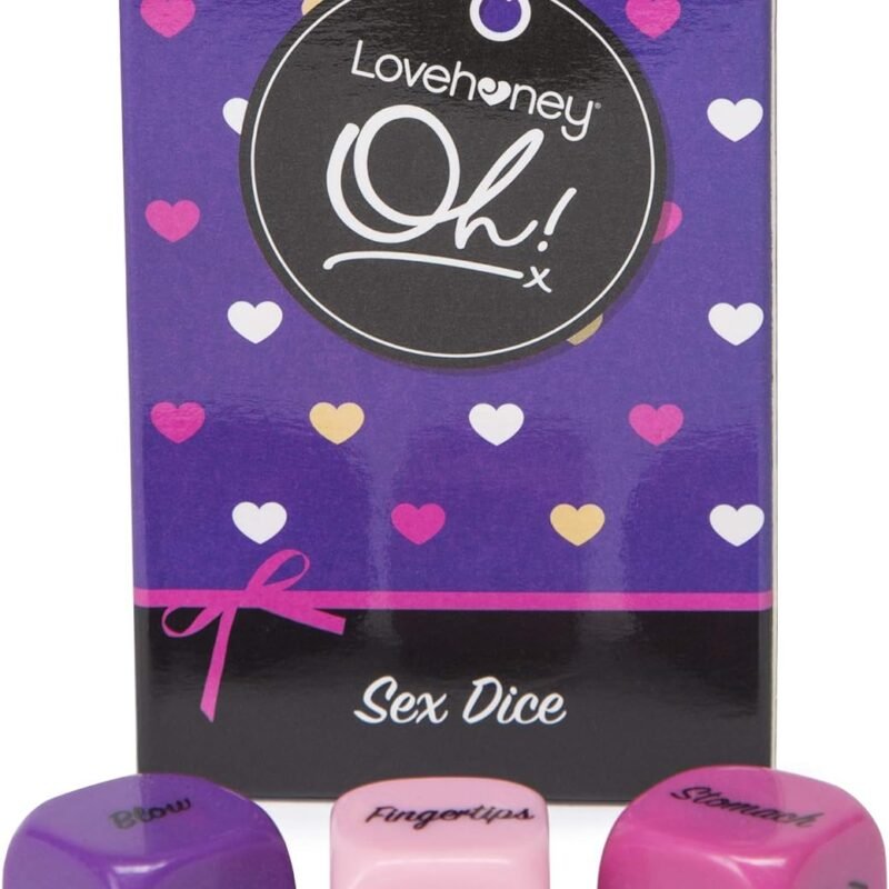 Lovehoney Oh! Adult Role Play Foreplay Dice Game for Couples - Pack of 3