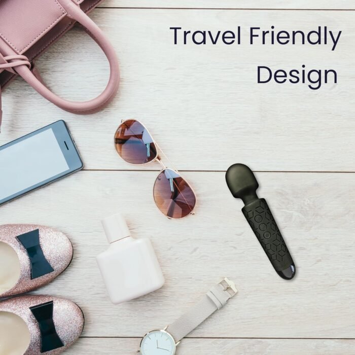Yarosi Micro Personal Massage Device Smallest and Strongest Cordless Handheld Massager - Powerful - Best for Travel - Magic Stress Away - Perfect on Back Legs Hand Pains and Sports Recovery - Image 4