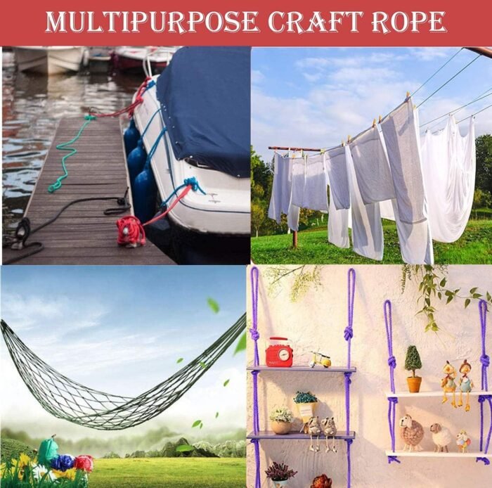 32 feet/10m BDSM Bondage Soft Cotton Rope for Sex Restraints for Couples 8mm Soft Silk Rope Solid Braided Twisted Ropes Black - Image 6