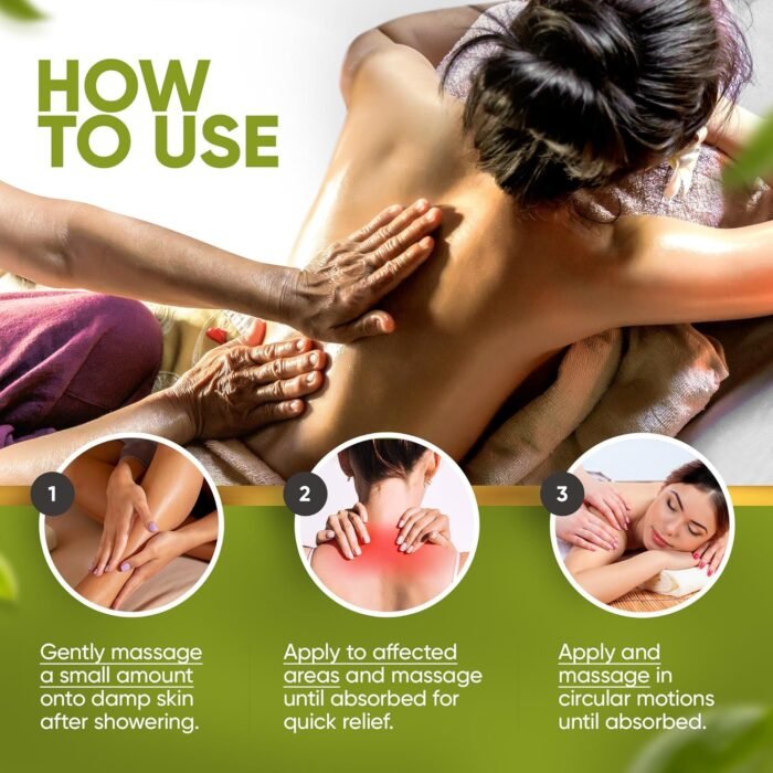 Arnica Sore Muscle Massage Oil – 100% Pure & Natural - Massage Therapy for Muscles & Joints – Body Oil Infused with Arnica Extract, Lavender Oil, Peppermint Oil & Chamomile Oil – 8 FL OZ - Image 8