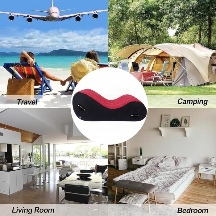 Inflatable Sex Sofa Position Pillow Sofa Bed with Electric Pump - Magic Cushion Furniture for Couples Position Support Pillow - Ship from US - Image 6