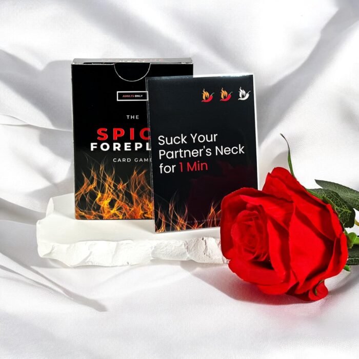 Bedroom Game for Adult Couples - The Spicy Foreplay Card Game for Him or Her; Spicy Gift for Couples Date Night Card Game with Pre-Sleeved Cards (26 Prompts) - Image 6