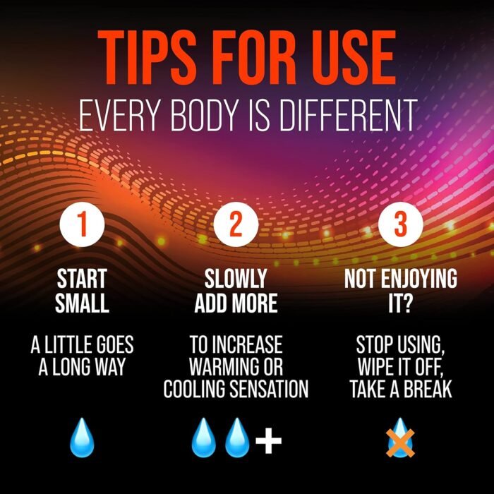 Lube Life Sensations Pleasure Kit Water Based Cooling & Warming Personal Lubricant, for a Tingling and Invigorating Intimate Experience, Lube for Men, Women & Couples, 4Fl Oz (Pack of 2) - Image 3