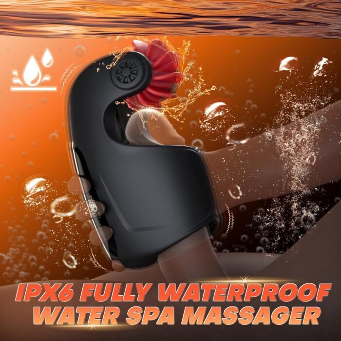 Male Sex Toys for Men Orgasm,Male Masturbator Penis Training Vibrator, 360°10 Tongue-Licking & Tapping & Vibrating Sex Toy Male Stroker Trainer, Mens Penis Trainer Masturbators Adult Sex Toys Men Gays - Image 4