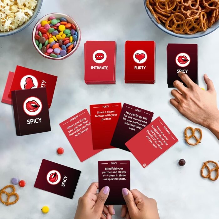 Spicy Date Night Valentines Gifts for Her Him - Couples Games for Him, Her, Girlfriend, Boyfriend, Wife, Husband - Date Night Games for Couples, Couples Gifts for Anniversary, Birthday - Image 5