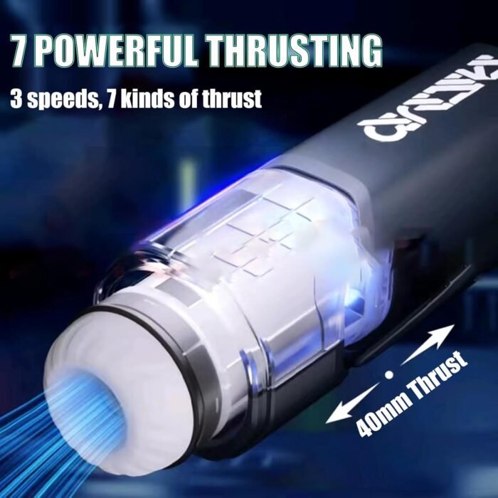 Automatic Male Masturbator Sex Toy Men Male Masturbation Male Sex Toy Male Strokers Penis Pump 7 Thrusting & Rotating Men's Sex Toy Hands Free Masturbators Pocket Pussy Sex Machine Adult Sex Toy - Image 3