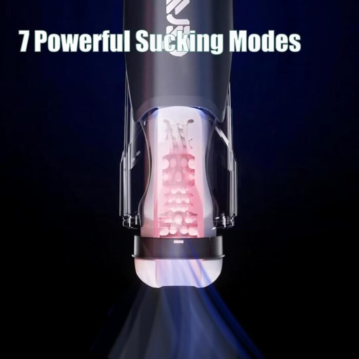 Automatic Male Masturbator Sex Toy Men Male Masturbation Male Sex Toy Male Strokers Penis Pump 7 Thrusting & Rotating Men's Sex Toy Hands Free Masturbators Pocket Pussy Sex Machine Adult Sex Toy - Image 5