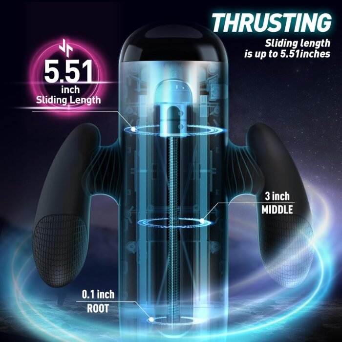 Automatic Male Masturbator Sex Toys for Men Male Masterbaters Sex Toys Men Male Sex Toy Penis Pump Men's Sex Toys Sex Toys Men Stroker Hands Free Masturbators 3D Sleeve Adult Sex Toy Stroker Cup - Image 7