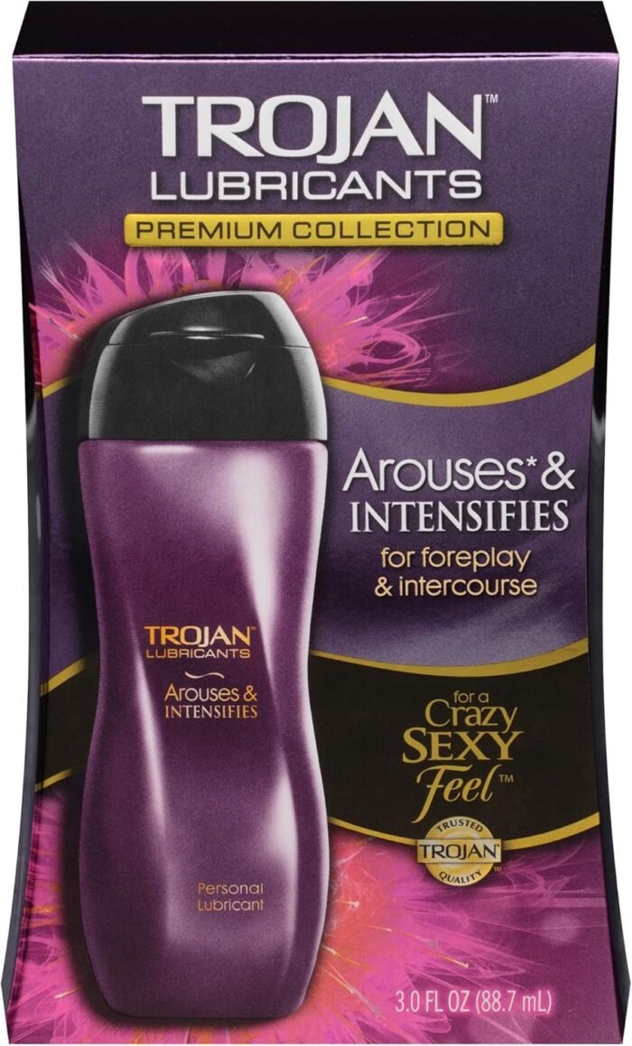 TROJAN Arouses & Intensifies Personal Lubricant, 3 oz. Bundle with Astroglide Lube Plus Libido (2.5oz) Arousal Lube - Image 2