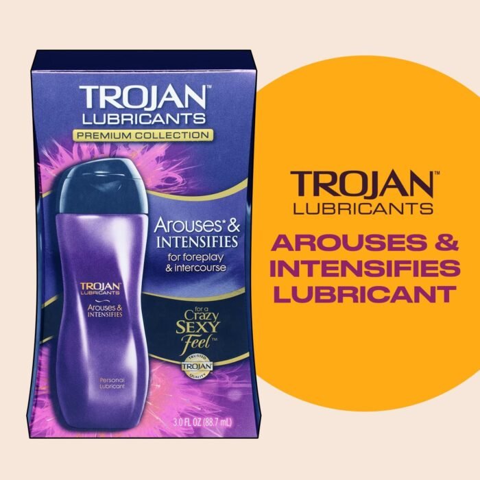 TROJAN Arouses & Intensifies Personal Lubricant, 3 oz. Bundle with Astroglide Lube Plus Libido (2.5oz) Arousal Lube - Image 4