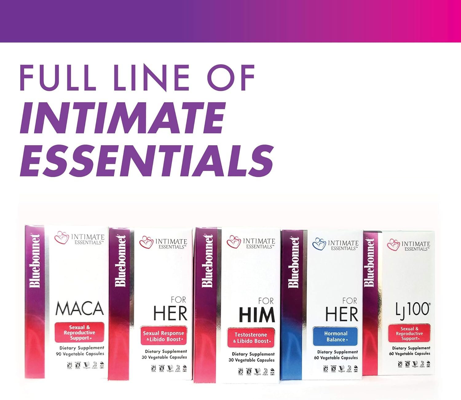 Bluebonnet Nutrition Intimate Essentials for Him, Testosterone & Libido Boost*, on-GMO, Vegan, Kosher Certified, Gluten-Free, Soy-Free, Milk-Free, 30 Vegetable Capsules, 15 Servings - Image 9