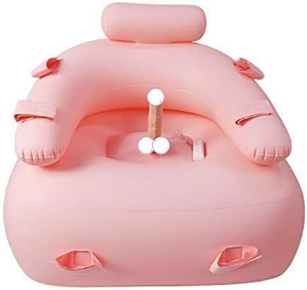 Home Kitchen Accessories Couples Adult Products Fun Sofa Sex Chair Inflatable Sofa Lovers Acacia Chair (Color : Pink)