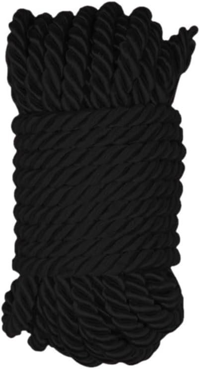 2 Pack 32 Feet Shibari Bondage Rope Restraint for Sex - BDSM Kit Adult Bondage Restraints Set Sex Toys for Women and Couples - Fetish Things for Men - Soft Adult Rope (Black) - Image 4