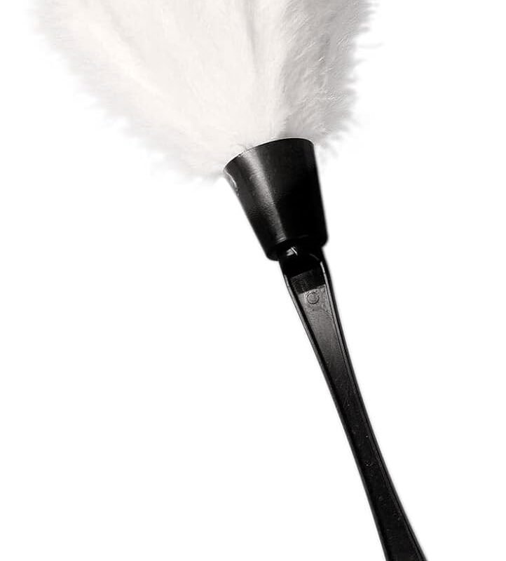 Sex Feather White 9.9 Inch Adult Sex Set Tease Feather Tickler Sexy Toys for Couples SM Flriting Toy Cosplay Role play