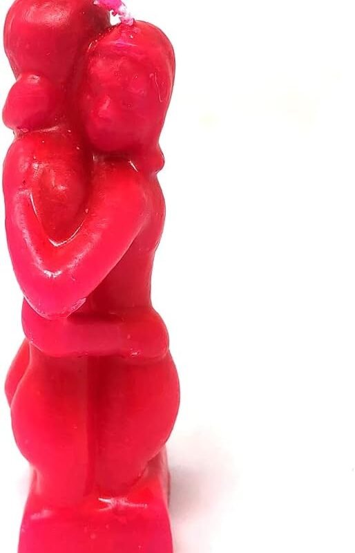 Erotic Red Hugging Candles for Couple Love Candles to Attract Love,Sexy Ritual Scented Candles Gifts for Women & Men
