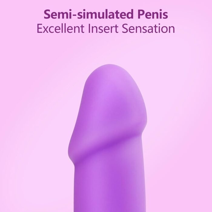 Realistic Dildo Anal Plug Training Sets for Beginners Lifelike with Strong Suction for Hands-Free Play, Realistic Penis for G-Spot Stimulation Dildos Anal Sex Toys for Women and Couple (Purple) - Image 2