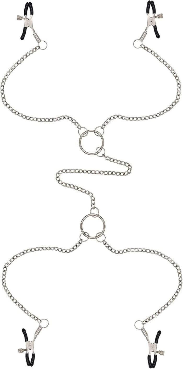 BDSM Nipple Clamps Sex Toys Cliterous Clamps Adult Sex Toys & Games Bondage Gear & Accessories Bondage Restraints Dildo Penis Pussy Clit Stimulator Sex Things for Couples Kinky Sex Toys for Men Women - Image 7