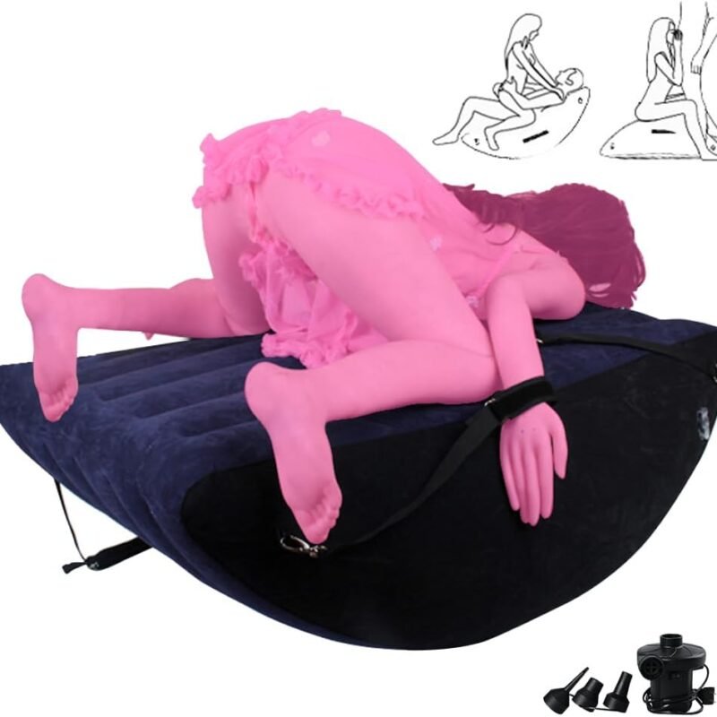 Mesofox Sex Furniture for Bedroom Games Inflatable Novelties Sofa Bed BDSM kit Restraints Couples Couch Bench Adult Stuff Position Chair Men Women Handcuffs Bondage seat Sex Toys Pillow Cushion Tools