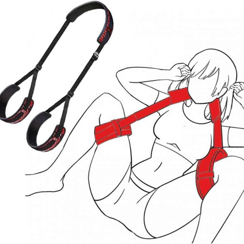 BDSM Bondage Restraints Kit for Adult Couples Sex Handcuff Toys Thigh Sling Sex Things for Couples Kinky Hand Leg Cuffs Strap Set Ankle Wrist Adult Play Restraints for Couple Queen Size Bed Sweater
