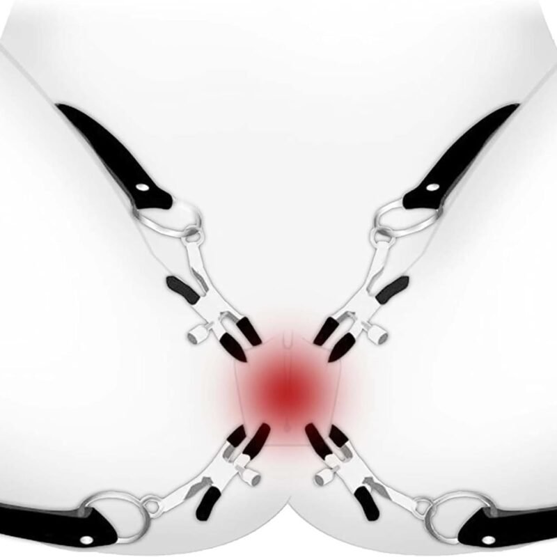 BDSM Bondage Adult Sex Toys & Games Sex Things for Couples Kinky Sexual Pleasure Tools for Women Bondage Gear Accessories Vagina Pussy Clit Stimulator Nipple Clamps Labia Spreader Straps