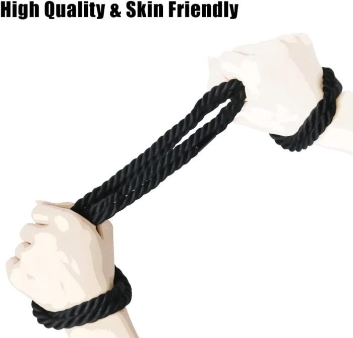 BDSM Sex Bondage Rope Sexual Restraints Sex Toys for Women with Adjustable Buckle Leg Strap Handcuff for Couple SM Slave Sex Game Play - Image 6