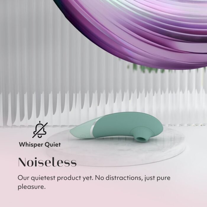 Womanizer Next 3D Pleasure Air Clitoral Sucker Sex Toy Stimulator | Suction Vibrator for Women and Couples Vibrating Adult Sex Toys with 14 Intensity Levels Waterproof Clit Sucker | Sage - Image 5