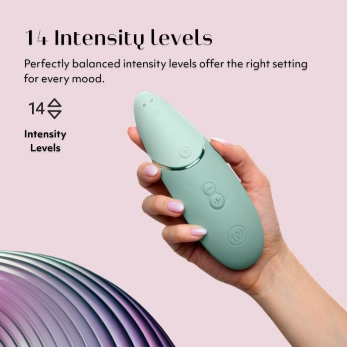 Womanizer Next 3D Pleasure Air Clitoral Sucker Sex Toy Stimulator | Suction Vibrator for Women and Couples Vibrating Adult Sex Toys with 14 Intensity Levels Waterproof Clit Sucker | Sage - Image 3