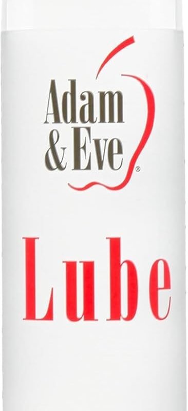 Adam and Eve Premium Water Based Lube, Personal Lubricant, Women, Men, Couples & Toys, Thick Non Sticky, Non Staining, Long Lasting Sex, Anal & Masturbation Cum Lube, Valentine’s Gift, 8 oz, Clear Gel