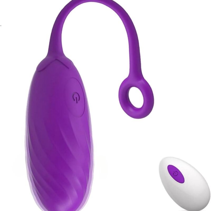 Remote Control Vibrator Mini Love Eggs 12 Modes Sex Toys4Couples Men & Women Toys Clitoral Stimu-lator G Spot Bullet Vibrator for Women Pleasure Wearable Adult Couples Toys Massager (Purple)