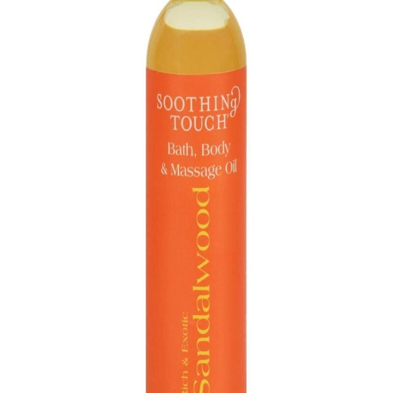 Soothing Touch Bath Body & Massage Oil, Rich & Exotic Sandalwood - 8 Oz