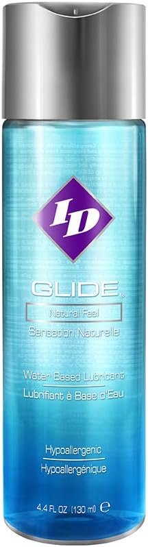 ID Glide Lube 4.4 fl oz Personal Lubricant Water Based Lube For Couples Pleasure Women & Men Pleasure Sensation Sex Lube to Enhance Natural Feeling Made in USA by ID Lubricants