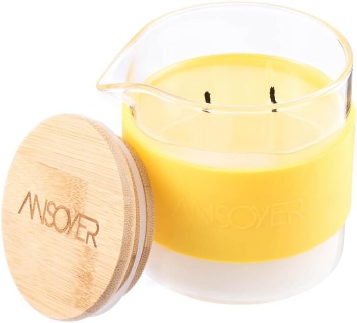 Massage Oil Candles, Lotion & Body Oil Candles for Date Night, Couples Gifts, Soy Based, Pineapple Scent, 10.58OZ/ 300g