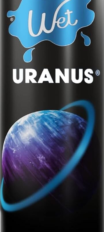 Wet Uranus Silicone-Based Anal Lube for Men, Women & Couples | Long-Lasting & Water-Resistant Premium Personal Sex Lubricant - Safe to Use with Latex Condoms - Non-Sticky & Hypoallergenic, 3 fl oz