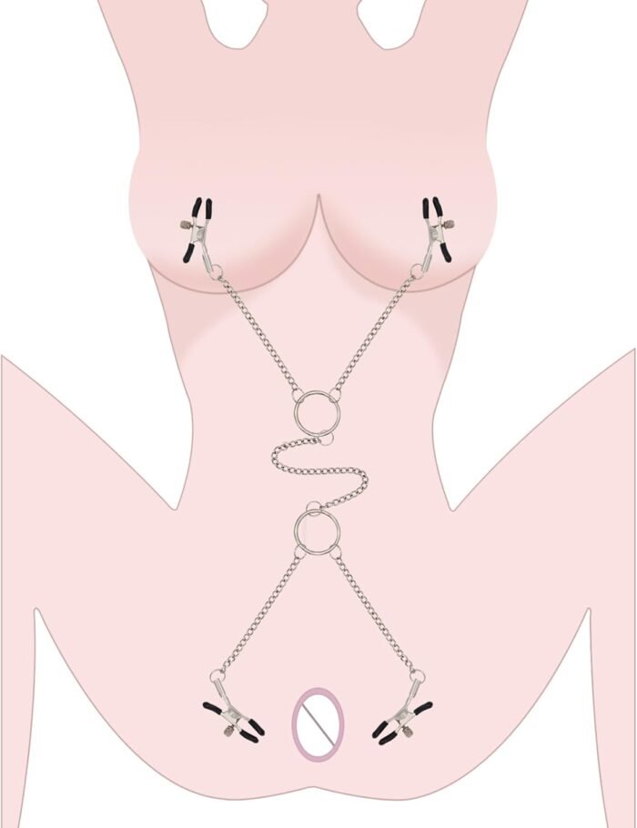 BDSM Nipple Clamps Sex Toys Cliterous Clamps Adult Sex Toys & Games Bondage Gear & Accessories Bondage Restraints Dildo Penis Pussy Clit Stimulator Sex Things for Couples Kinky Sex Toys for Men Women