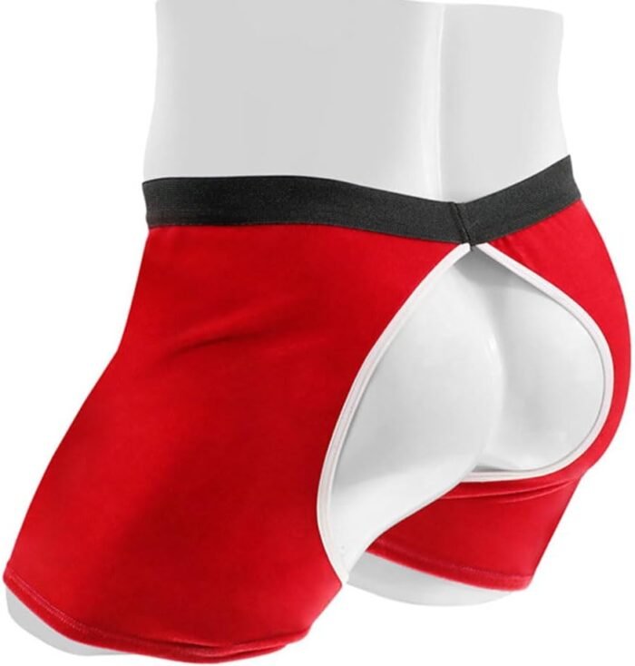 Men Underwear Sexy Mesh Boxer Briefs See Through Fishnet Shorts Pants Erotic Clubwear Sexy Underwear Swim Trunks - Image 3