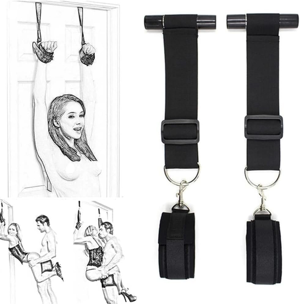 Door Hanging Sex Swing BDSM Slave Erotic Bondage Handcuff Restraint Rope Sex Swings Straps for Women Adult Couples Sex Toys
