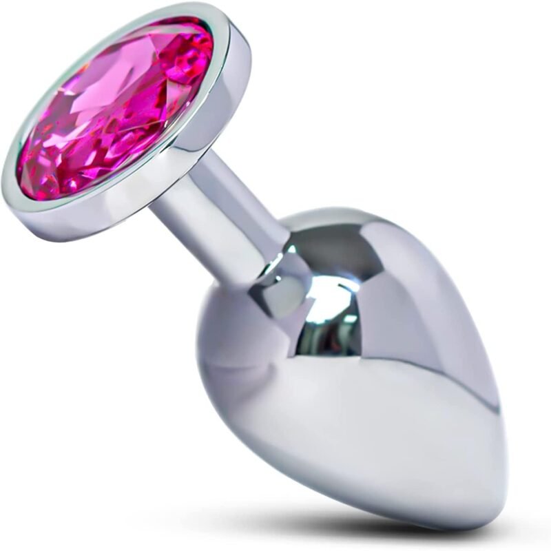 Anal Plug Adult Sex Toy,Jeweled Anal Toys Adult Sex Toys Games Butt Plug,Personal Anal Plug Sex Toy for Adult Women,Men and Couples,Rose Sex Toy G Spot Anal Beads Anal Toy