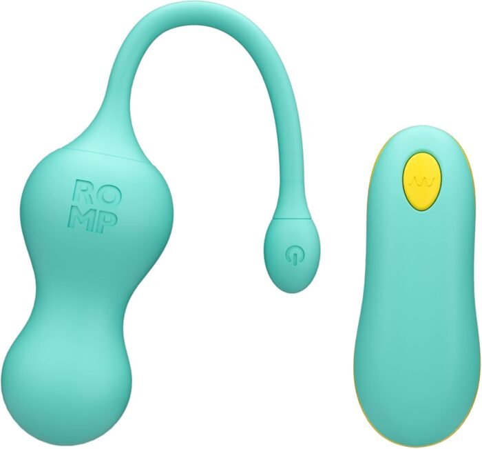 ROMP Cello Vibrating Egg Vibrator Sex Toys | G Spot Vibrator for Women with Remote Control | 6 Intensity Levels & 4 Patterns | Waterproof Stimulator - Rechargeable Couples Gift | Adult Sex Toy