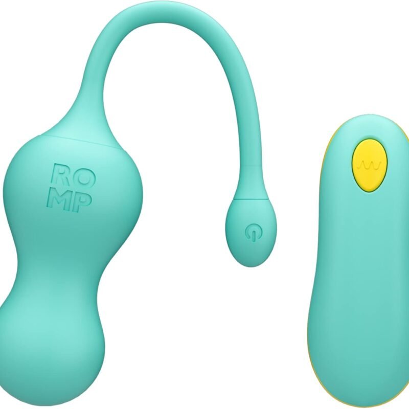 ROMP Cello Vibrating Egg Vibrator Sex Toys | G Spot Vibrator for Women with Remote Control | 6 Intensity Levels & 4 Patterns | Waterproof Stimulator - Rechargeable Couples Gift | Adult Sex Toy
