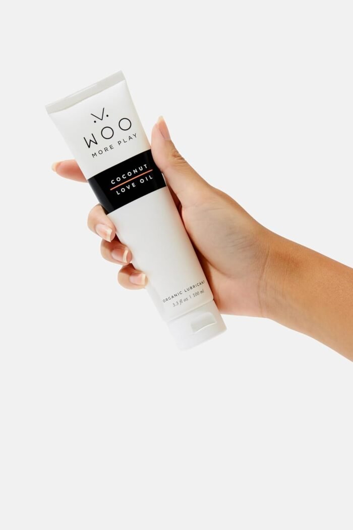 Woo More Play Coconut Love Oil | Organic Coconut Oil Personal Lubricant for Men and Women | Natural and Clean Ingredients | Doubles as Massage Oil | Relaxing Scent | 3.3 fl Oz - Image 5