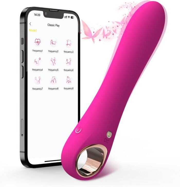 Adult Sex Toys Dildo - APP Control G Spot Dildos Vibrator for Woman, Clitoral Stimulator with 10 Vibration Modes, Adult Toys for Women and Couples(APP Pink)