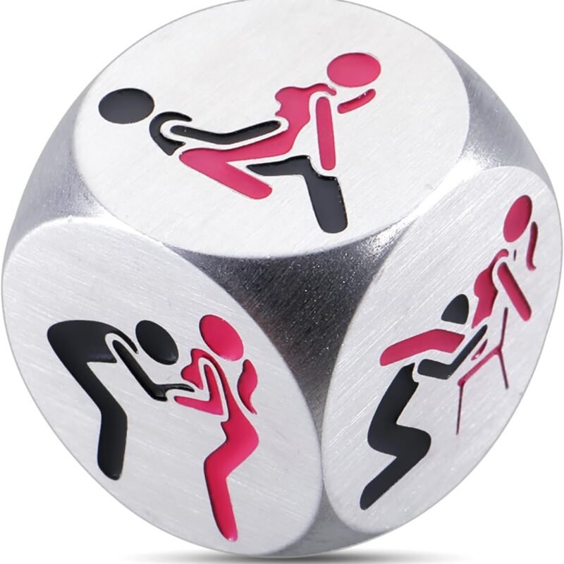 Sex Position Dice for Couples-Movie Night Basket Gift Set,Husband Valentine Gifts from Wife,Sex Accessories for Adults,Dinner Dice for Boyfriend,Gift for Men Who Have Everything,Romantic Gift for Men