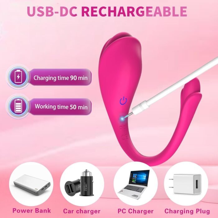Remote Control Vibrator with App Couple Sex Toys - Wearable G Spot Female Vibrator for Vagina Anal Clitoris Stimulator, 9 Vibrations Long Distance Discreet Egg Vibrator Pink Rose Adult Toys for Women - Image 8