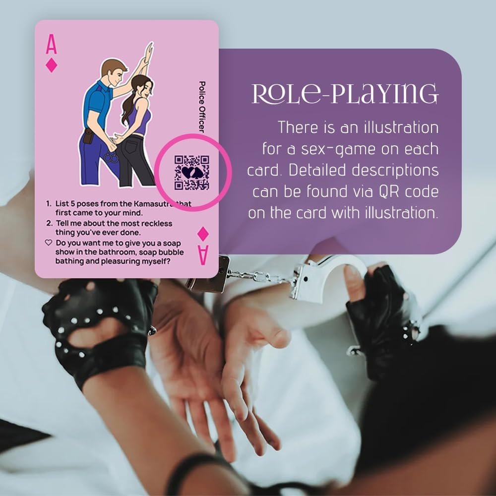 AURABOX Wish Cards: Sex Game for Couples, Passion Excited Adult Game, Foreplay Fun Sex Poker Games. Intimacy Deck with Intimate Questions to Explore Fantasies - Image 3