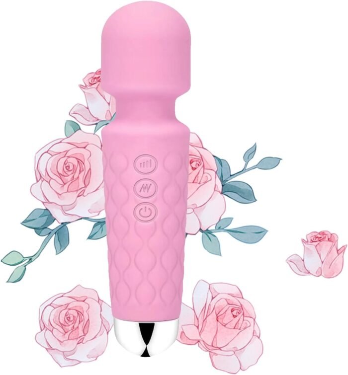 Upgraded Back Muscle Massager - Multiple speeds and Modes Available - Mini Size fits Back of arms (Peach Pink)...
