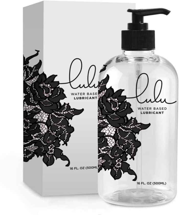 Lulu Natural Water Based Lubes. Personal Lubricant, Liquid Lube for Men, Women and Couples, Lubricants. (16oz) - Image 2