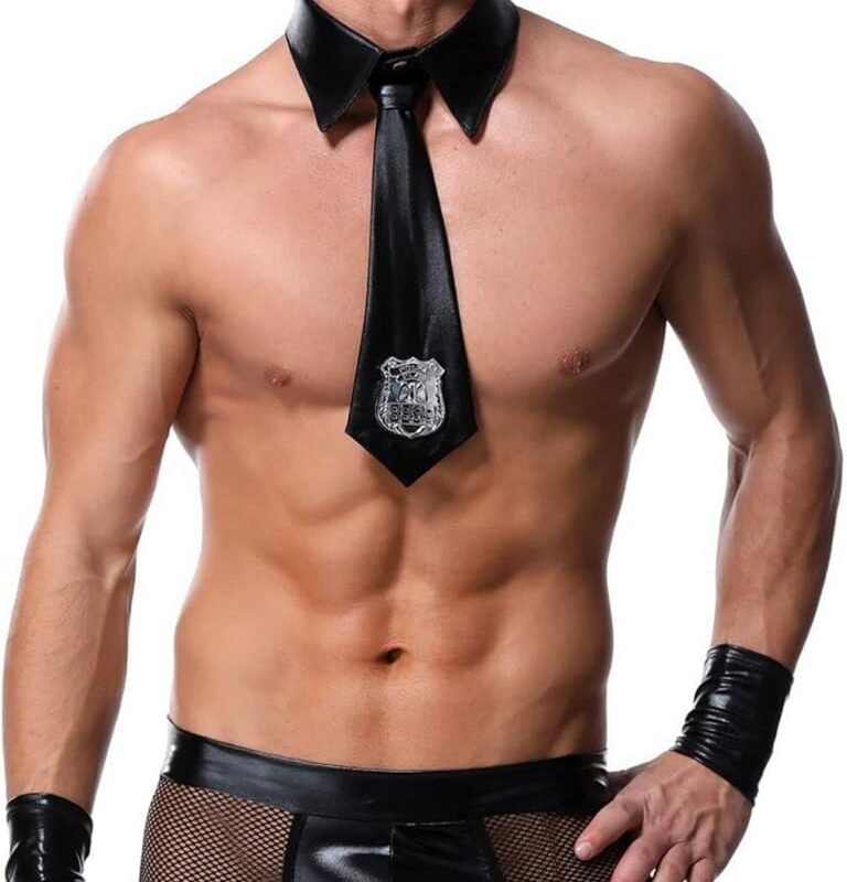 Mens Drillmaster Seaman Cosplay Costume Tuxedo Sexy Lingerie Set Role Play Officer Uniform Gay Bar Nightclub Outfit