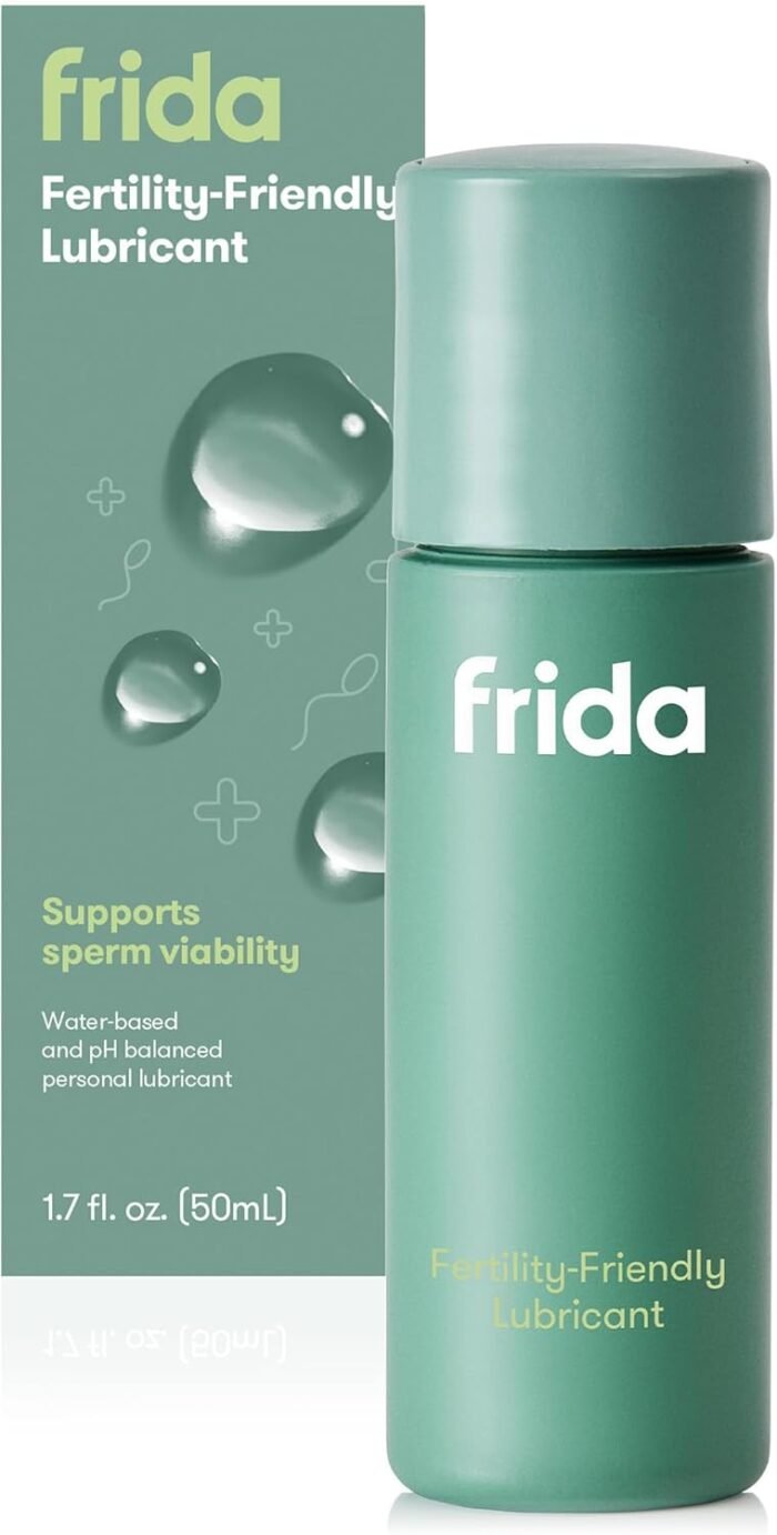 Frida Fertility Lubricant | Conception-Friendly Water Based Lube for Adult Couples, Vaginal Lubricant, Sperm-Safe & pH Balance Personal Lubricant, Naturally Hydrating and Non-Sticky | 1.7 Fl Oz