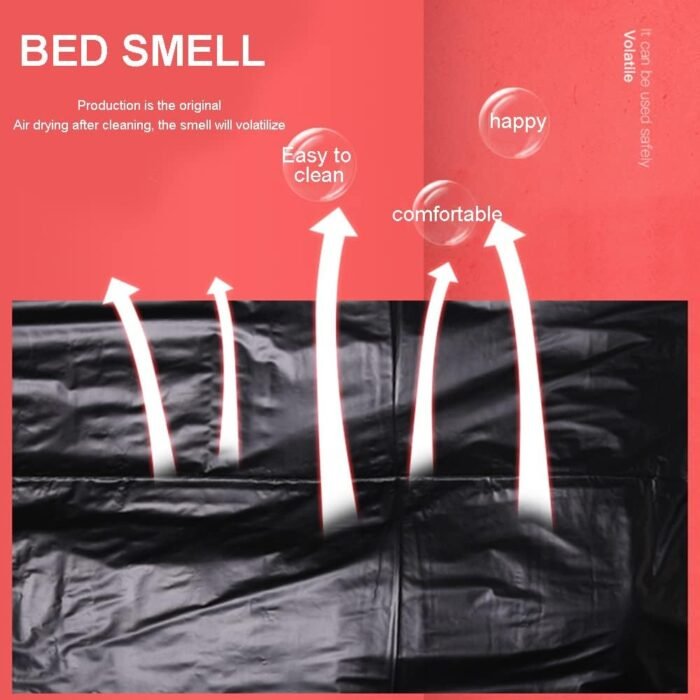 BDSM Waterproof Adult Sex Bed Sheets, Mess-Proof Play Sheet for Adults,Versatile Waterproof Bed Mattress Cover for Couple Messy Play and Bed Protection - Image 3