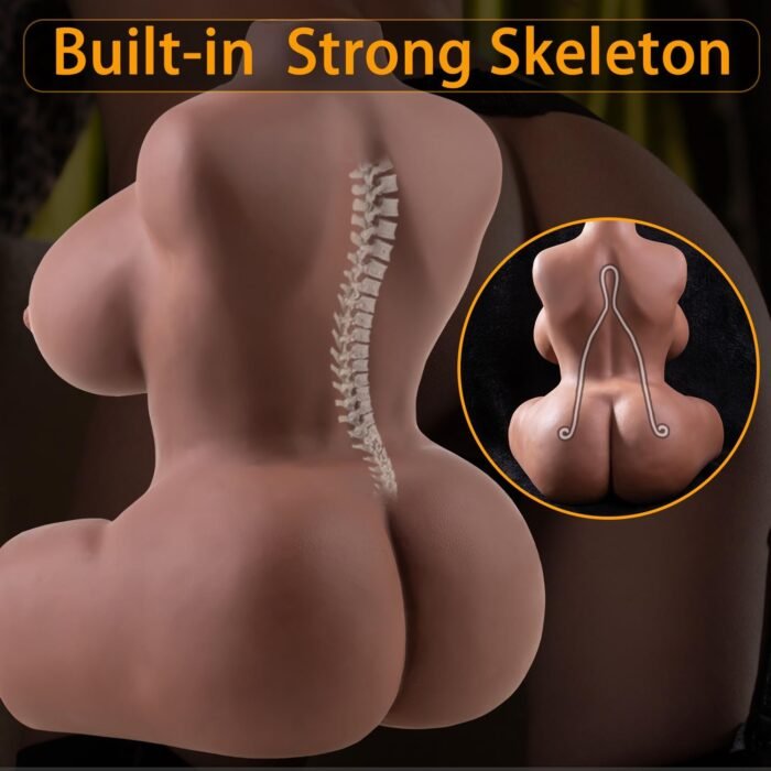 12lb Torso Sex Doll Male Masturbator with Boobs Anal Vagina Sex Stroker Realistic Big Butt Sex Dolls Torso Female Ass Masturbators Sex Toys Men Masturbation Adult Toys Men’s Sex Dolls Pocket Pussy - Image 5